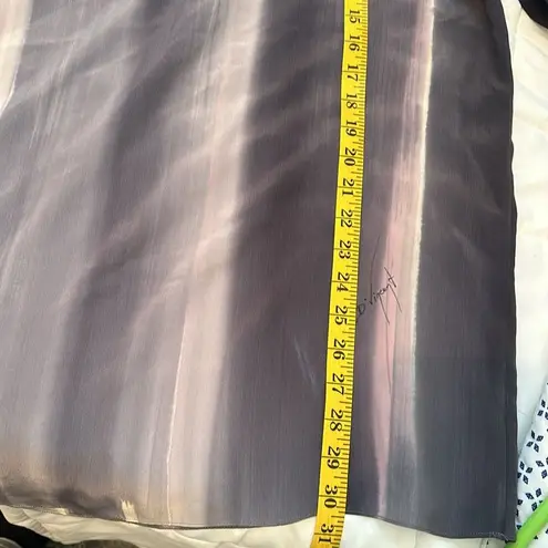 Vintage Susan D’Vincent Hand painted Silk Tunic White Size L