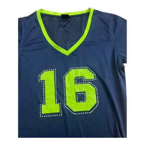 Seattle Seahawks 16 Maternity Blue T