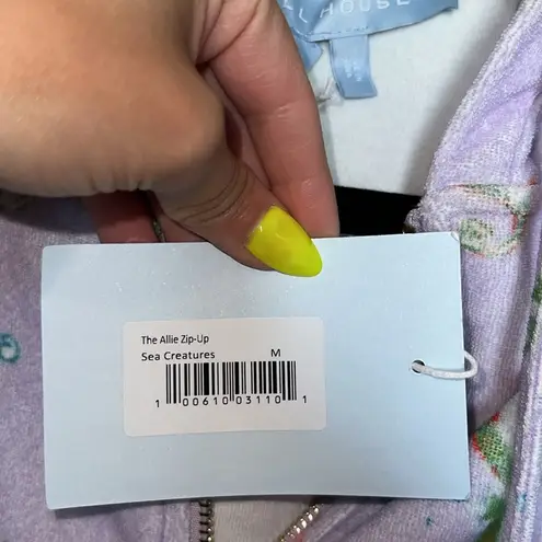 Hill House NWT  Allie Zip-Up - Sea Creatures