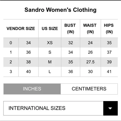 Dress Black Lace Neckline Sleeveless Short Dress Sz M (Sandro 2) EUC