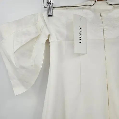 Likely Capri Cold Shoulder Minidress‎ - White