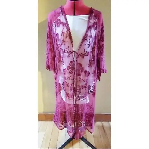 Forgotten Grace ✨ ANTIQUE CROCHET SHEER LACE DUSTER✨