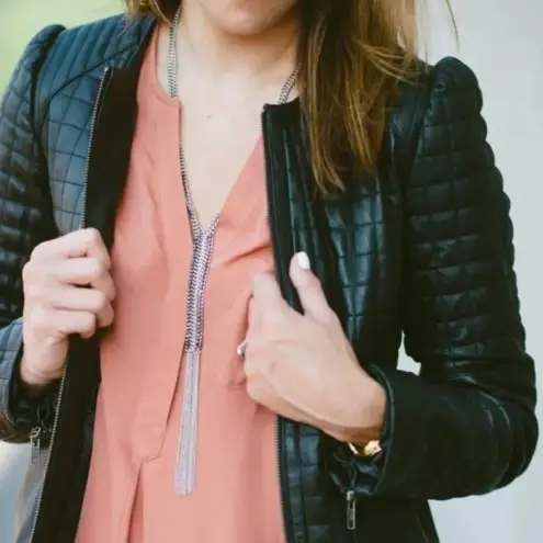 Stella & Dot Tessa Tassel Fringe Long Necklace