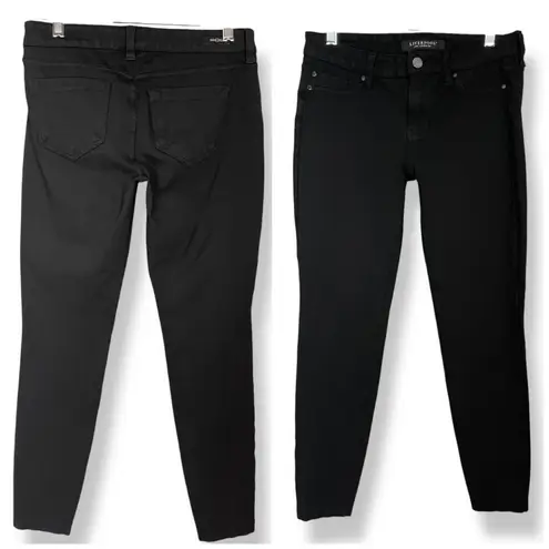 Liverpool Los Angeles Pants Madonna Black Ponte Skinny Jeans Size 2 / 26 Zip Fly