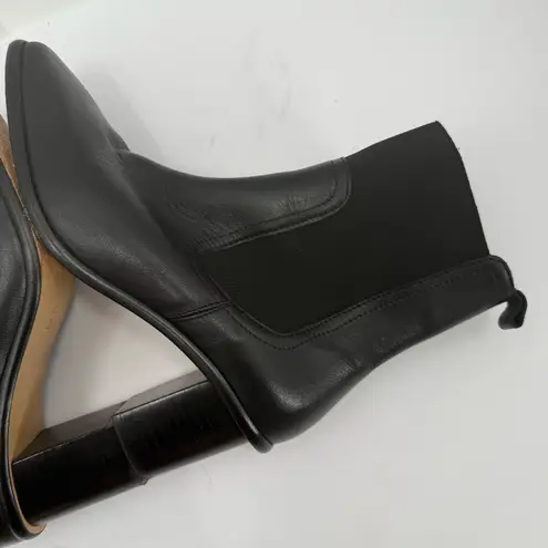 Patina Vero Boot 10.5 Portland Leather Goods Square Chelsea Heel Handmade Mexico Black