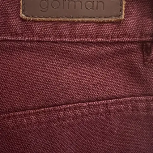 Gorman Wide Leg Pants Dark Red Burgundy High Rise Crop Ankle AU 6 US Size 2