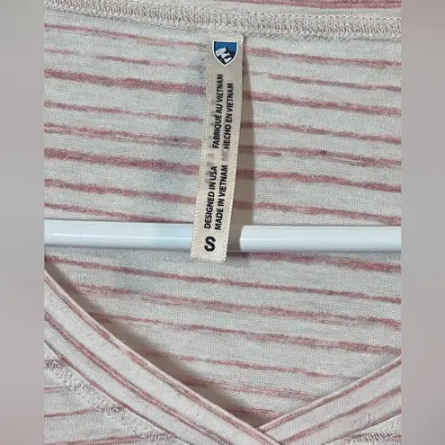 Kuhl Striped V-Neck Women's Top, as Small