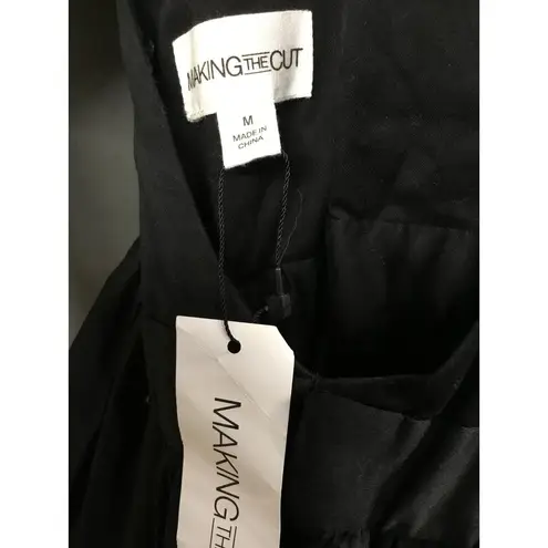 Making The Cut Sienna's Dress Women's Medium Black Ruffle Tiered Hi