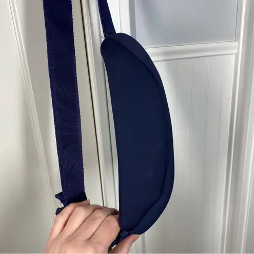 Dagne Dover Deep Navy Blue Belt Bag Neoprene Unisex