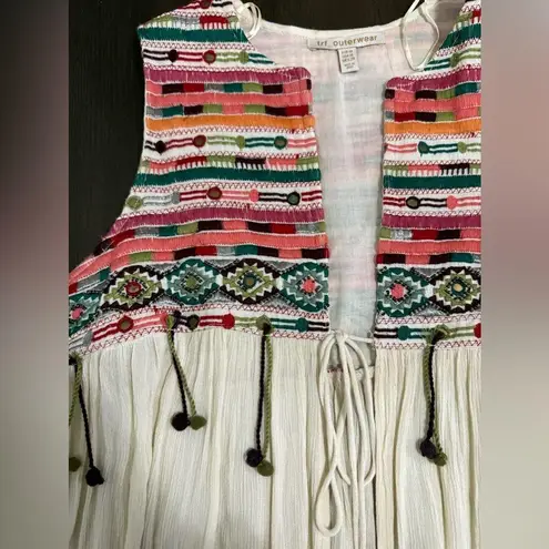 TRF Outwear by Zara long flowy vest. Size Medium - Image 4