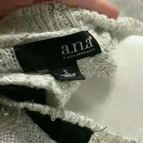 a.n.a  Sparkly Sweater Sequin Bow Tie in Back - Image 4