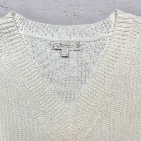 Suzanne Betro Weekend By - Women’s Oversized Sweater - Size L/XL