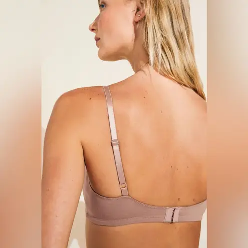 Eberjay NWT Pima Stretch Cotton Bralette Color : Mocha , Size M/L