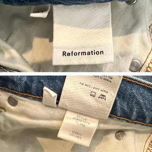 Reformation  Jordi Kick Flare Jean Size 31