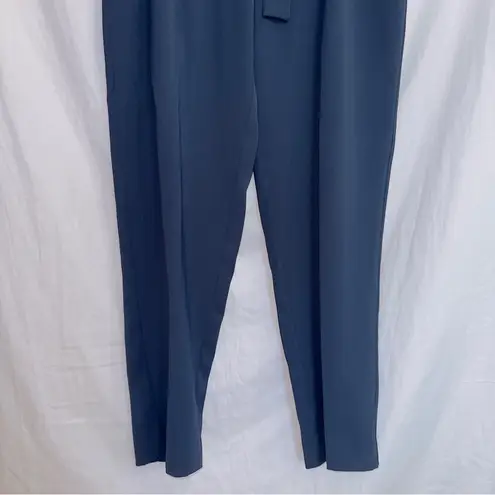 Rachel Roy Blue Pull On High Waisted Belted Paperbag Pants size 6