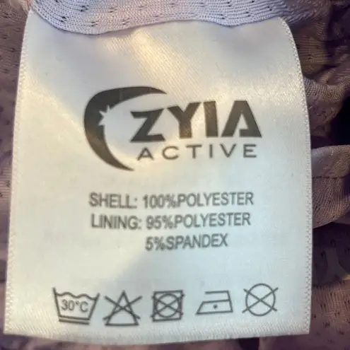 Zyia Active Women XL Lilac Purple Shine Bomber Running Shorts Liner