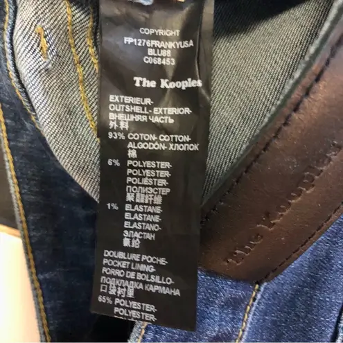 The Kooples Franky High Rise Medium Wash Denim Distressed Skinny Jeans size 25