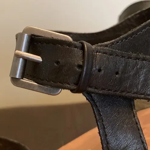 DV by Dolce Vita Nadiyah Espadrille Wedge Sandals Black Size 7.5