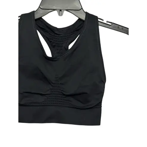Sweaty Betty Sports Bra Racerback Lightweight Pullover Style Solid Black S NWOT