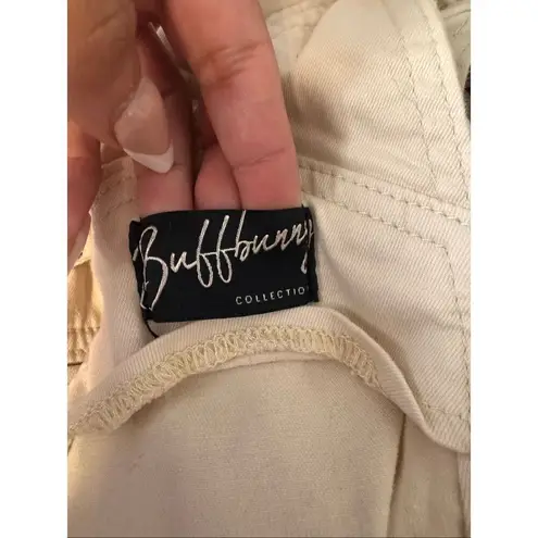 Buffbunny Collection Cream Short Overalls with Belt – Size Small