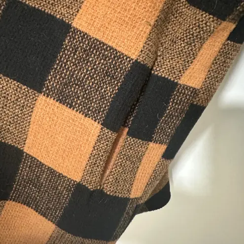 RD STYLE | Women's Oversized Conscious Plaid Flannel Shacket Jacket Black Size M