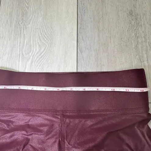 Carbon38 Takara maroon leggings workout athleisure athletic pants size small Red