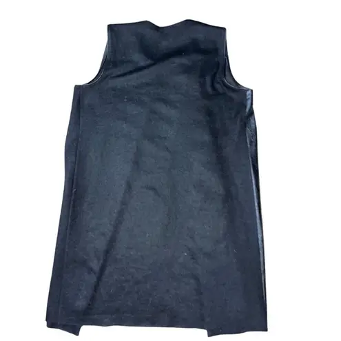 Jane & John Leopard Print Wool Knit Tunic Vest Size Small Red