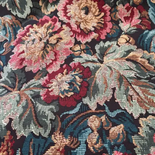 Vintage Serbin 80s Blazer Floral Red Pink Women's Plus Size 16W Formal Wear