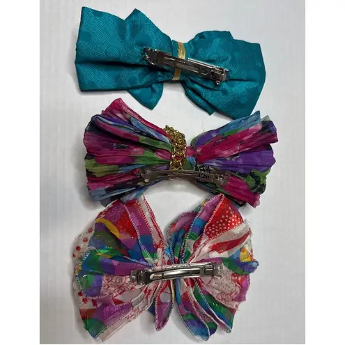 Vintage Kerri Kahn New York Hair accessories & 2 others hand made, bundle of 3