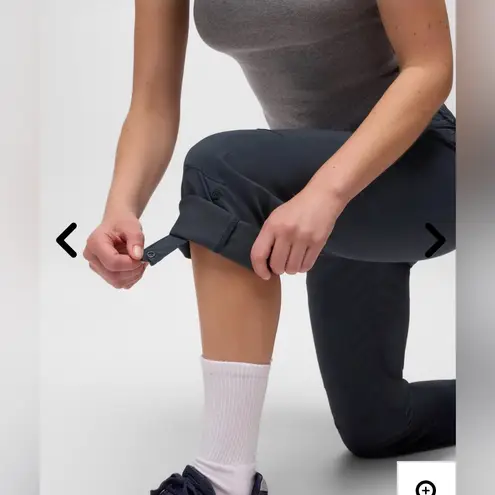 prAna Stretch Zion Halle Pant Roll Up Ankles Steel Gray Size 10