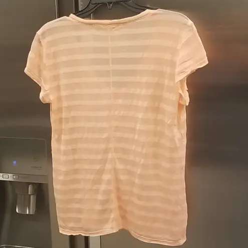 Michael Stars 💕💕 Pink Striped T-Shirt