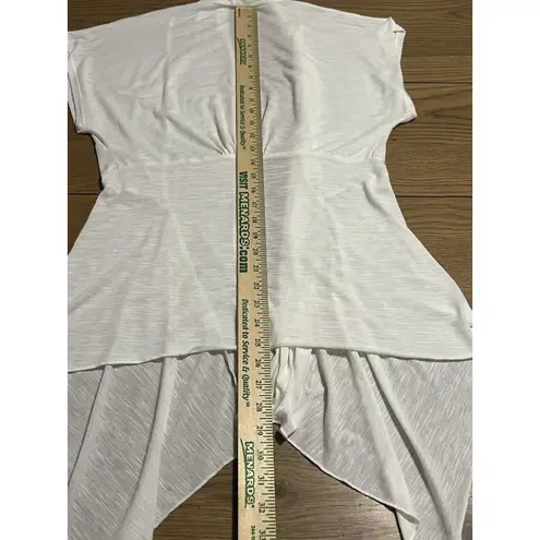 Fresh Brewed Size XL Lightweight Stretch Shirt Beach Travel Breathable Modern White