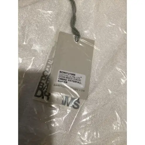 Barefoot Dreams Poncho Womens One Size CozyChic Ultra Lite Ombre Waterfall