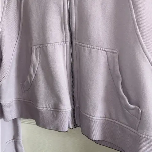 Lululemon  Womens Scuba Full Zip Sweatshirt Hoodie in Faint Lavender Size M/L