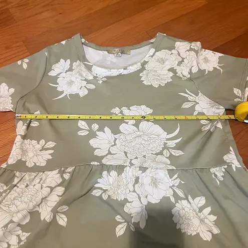 MISA Los Angeles Misia Sage Floral Short Sleeve Tee