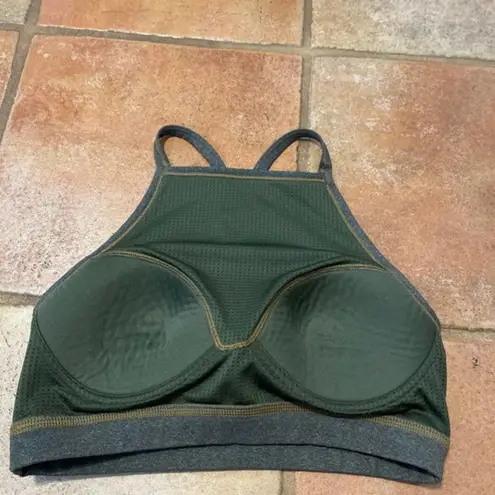 prAna Alois T-Strap Sports Bra Bralette High Neck Racerback Sz M