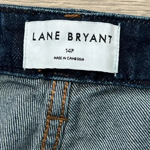 Lane Bryant NWT  Signature Fit Boyfriend Capri Jeans | Medium Blue Denim | 14P