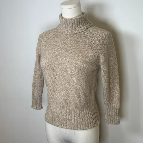J. McLaughlin Silk Cashmere Blend Turtleneck Sweater Women’s Size Large