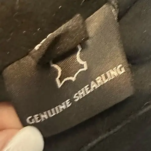 Y2K Reversible Shearling Jacket Black Size 10