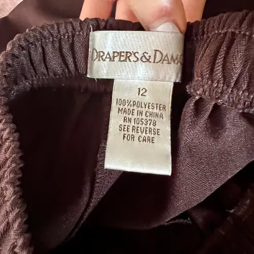 draper's & damon's Chocolate Brown Tailored Pants