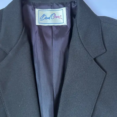Ben Over Black Blazer Womens Sz 10 Modern Fit single Button