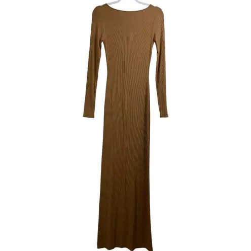 SKIMS  Soft Lounge Long Sleeve Dress in Camel Size Medium