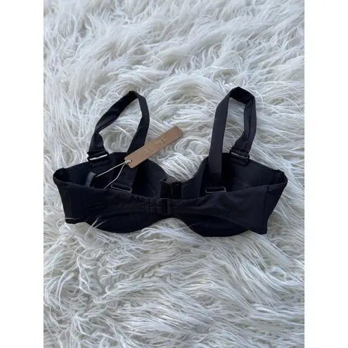 SKIMS Strapless Underwire Bikini Top Onyx Size XS