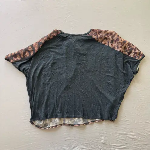 ZARA  Leopard Print Flowy Blouse
