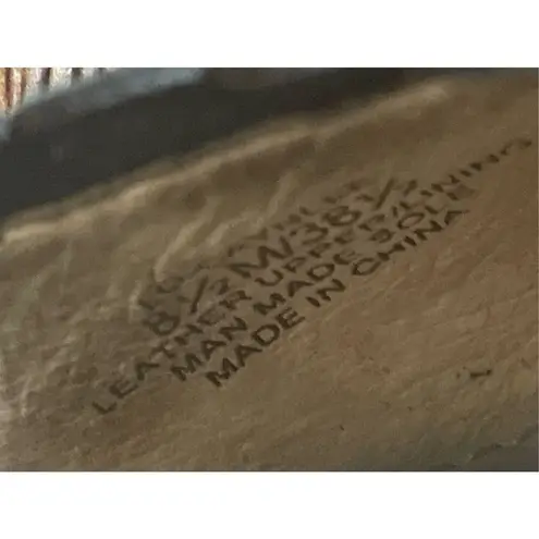 Louise et Cie Lo-Caynlee Smooth Black Leather Ballet Flats Ruffled Edges 8.5M