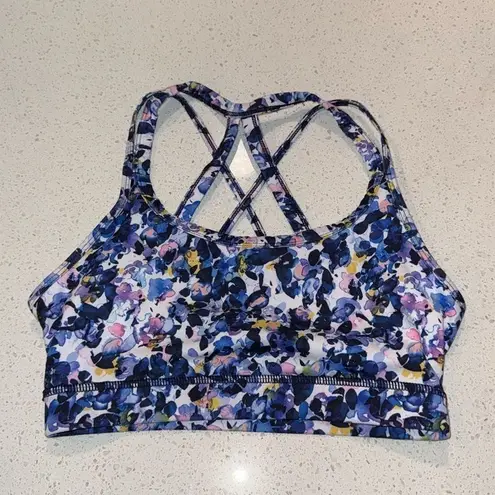 Gaiam Shiva Elsie Print Medium-Impact Sports Bra Size Small