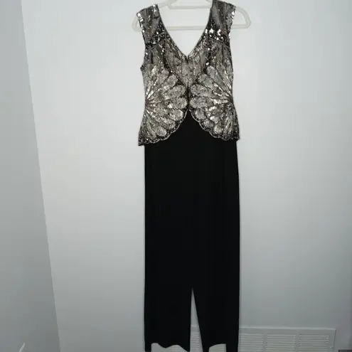 Adrianna Papell  Women's Pants & Jumpsuits Beaded Jumpsuit