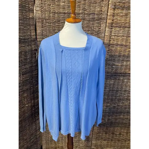 Blair EUC! Open Cardigan W/ Attached Sweater Camisole M