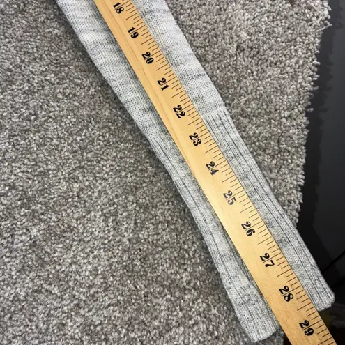 Akini Womens XS Gray Marled Funnel Neck Asymmetrical Long Sleeve Sweater Tunic