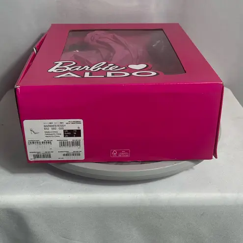 Aldo x Barbie BARBIESTESSY Pink Clear Pointed Toe Pumps Heels Size 7.5 New